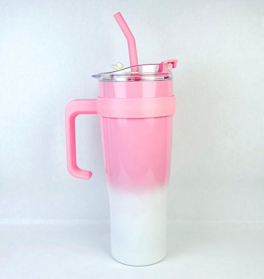 Frost Fade Tumbler – Blush Pink