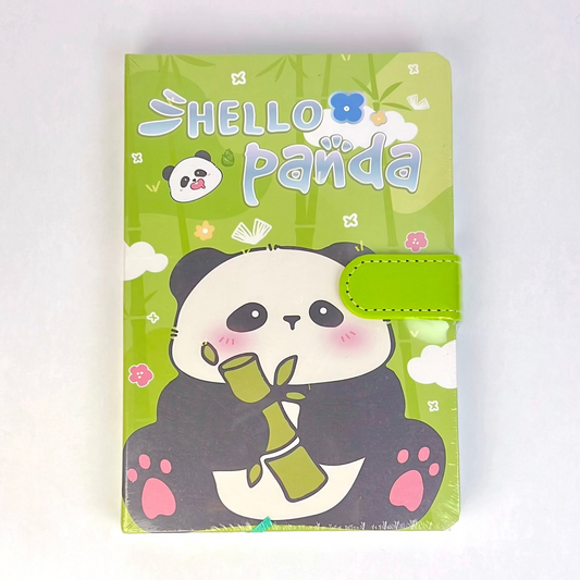 Hello Panda Lock Diary