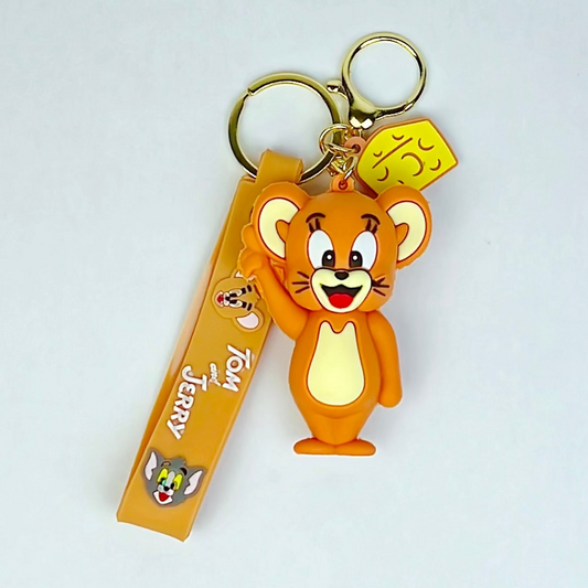 Jerry Cheese Lover Keychain