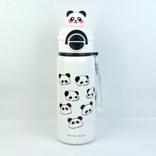 Kawaii Panda Bottle β White Edition