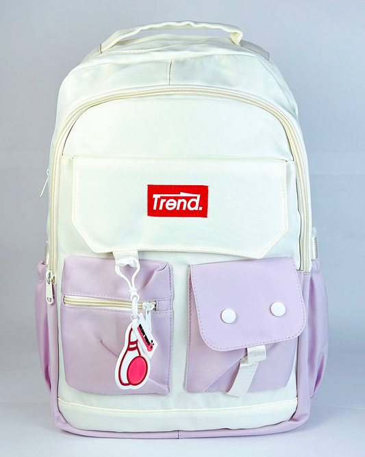 Lilac Mist Korean Backpack