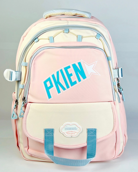 Retro Star Korean Backpack β Pink