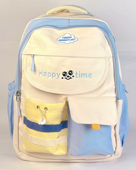 Sunny Cloud Korean Backpack β Sky Blue
