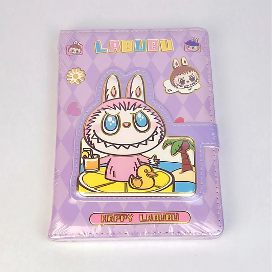 Labubu Beach Vibes Magnetic Diary