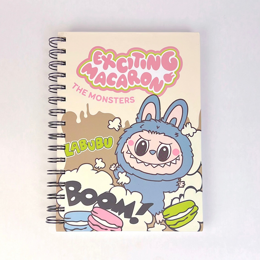 Labubu Spiral Diary β Exciting Macaron