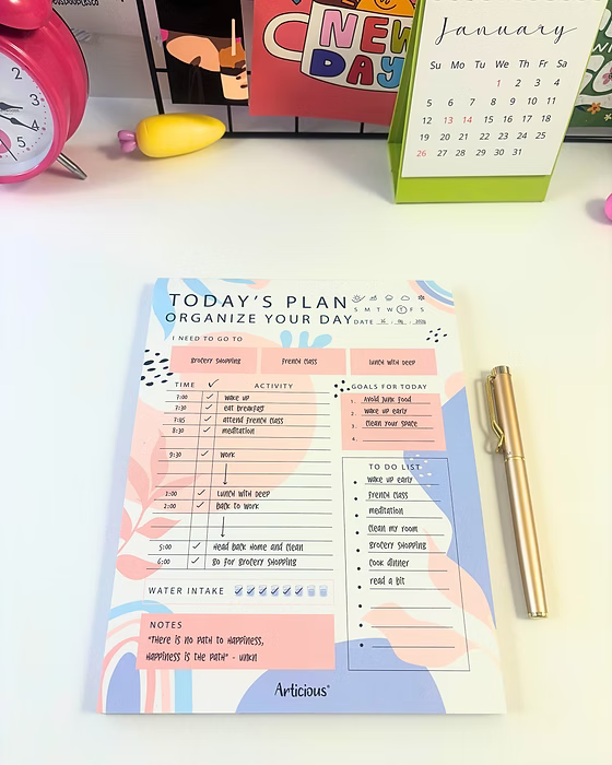 Organize Your Day Planner – Pastel Edition