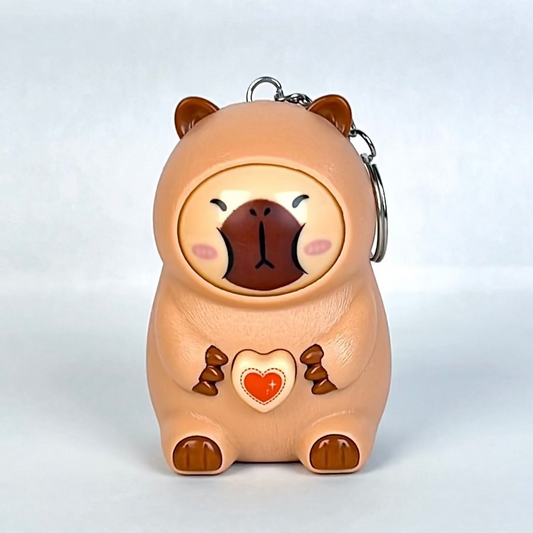 Capybara Face Changing Keychain