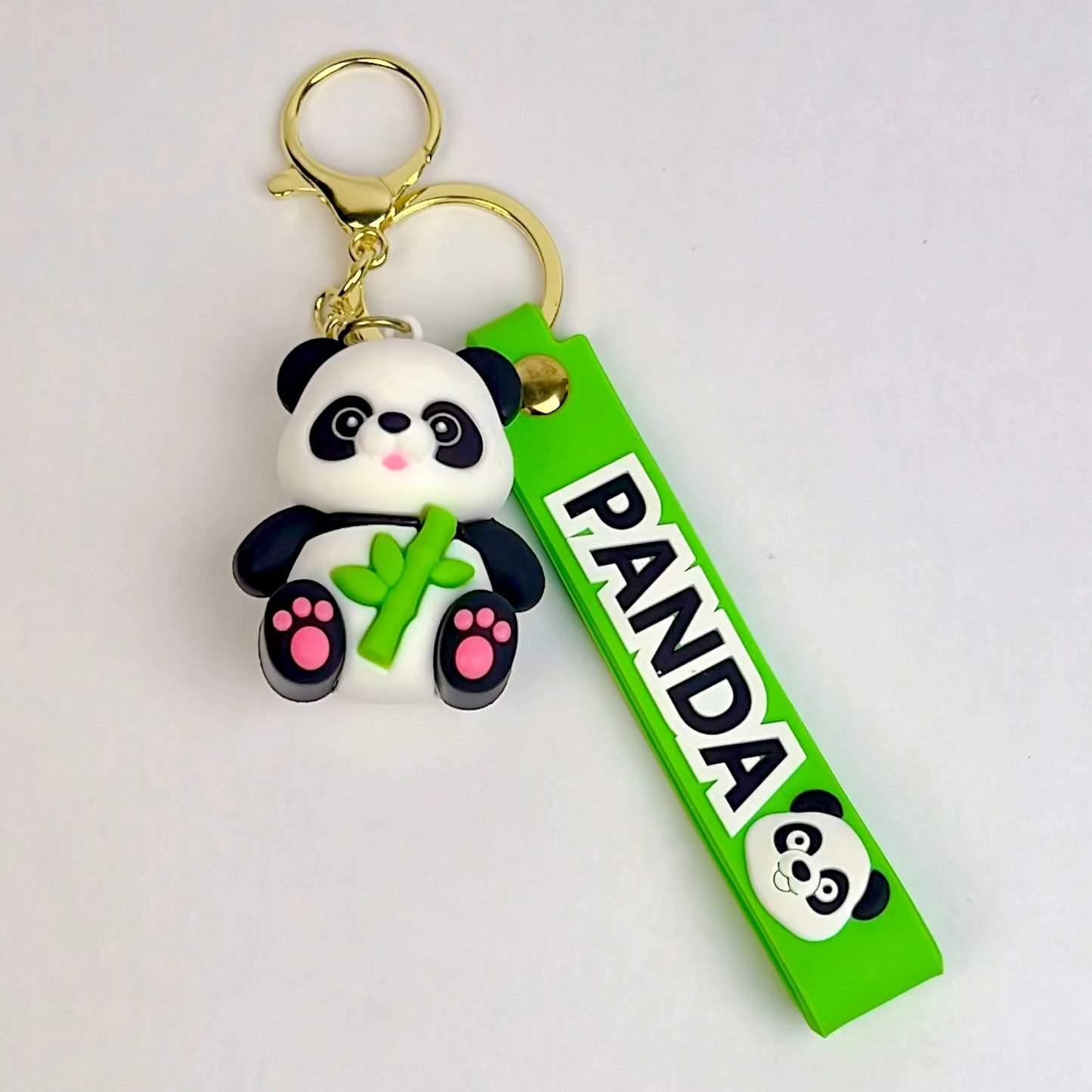 Cute Sitting Panda Keychain