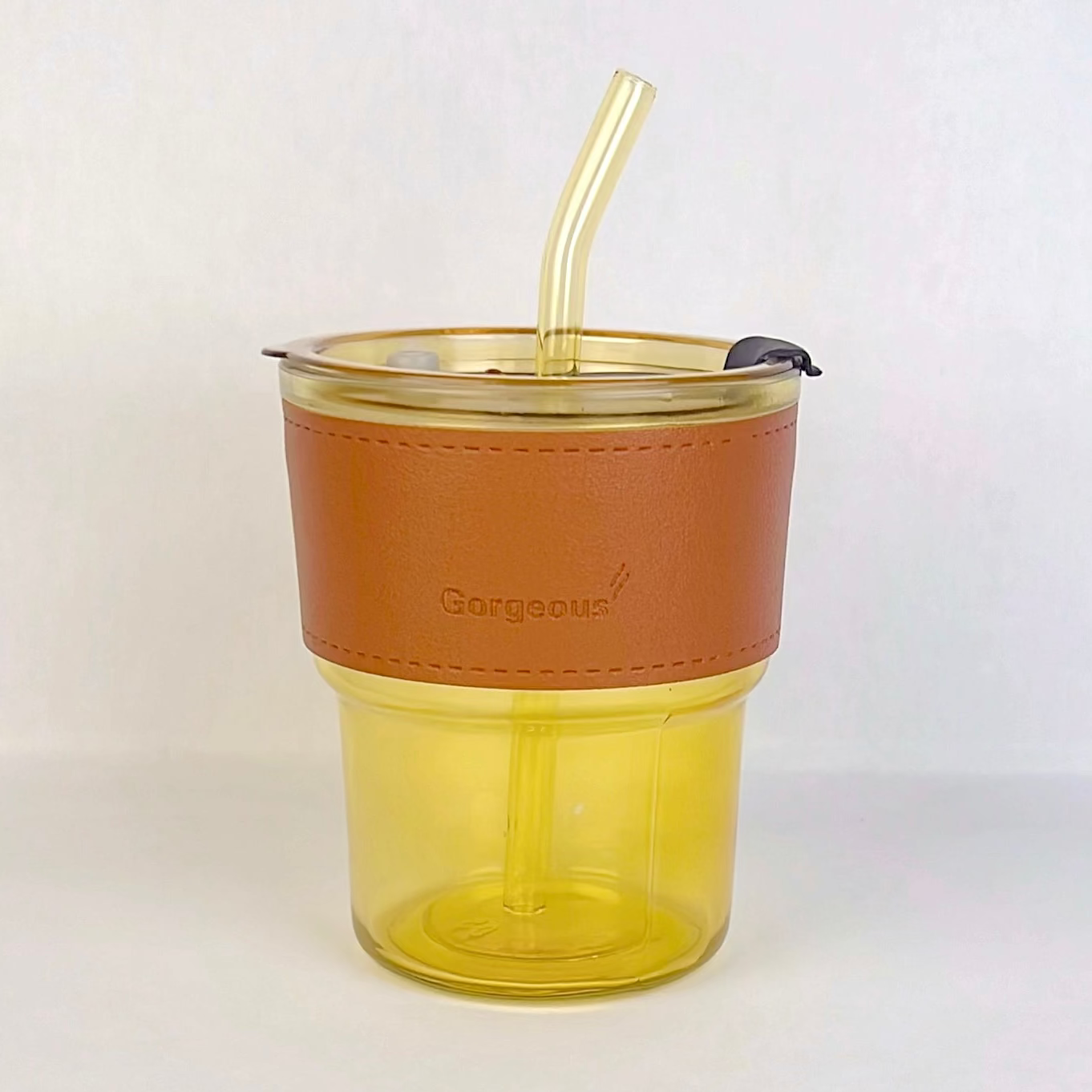 Gorgeous Glass Tumbler – Mocha Brown