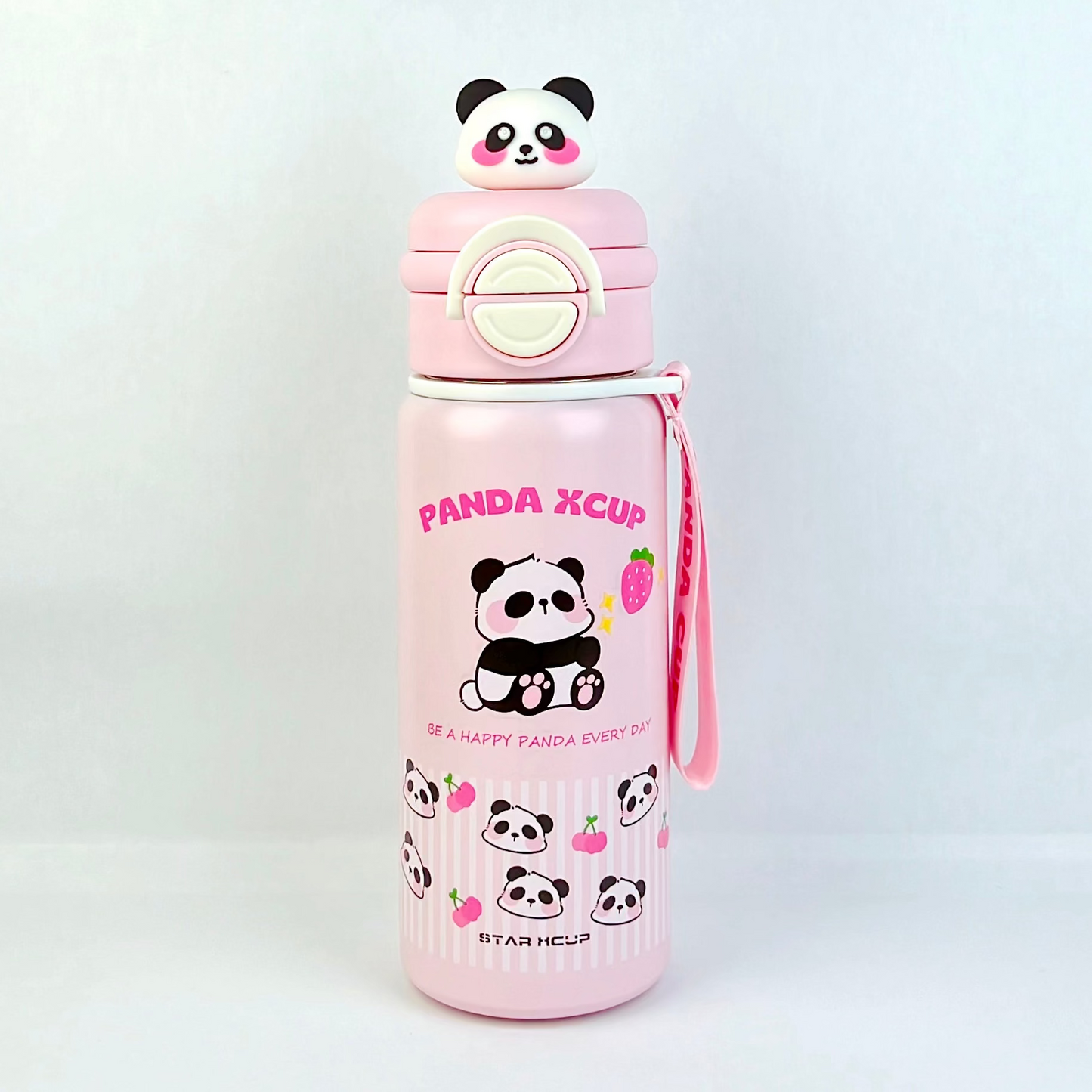 Kawaii Panda Bottle – Pink Edition