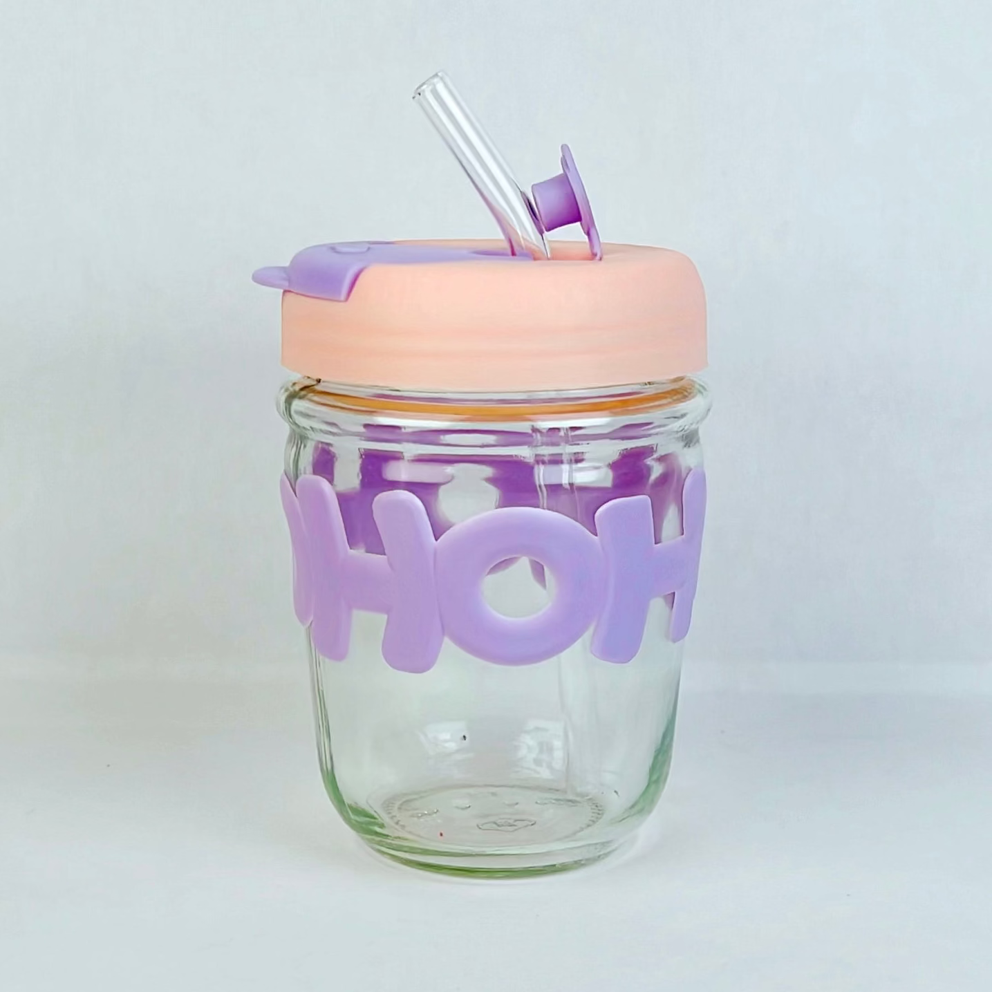 Peachy OH Glass Sipper – Lilac Love